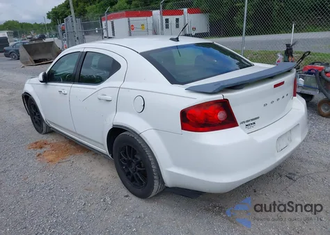 2012 Dodge Avenger Sxt z USA, uszkodzony, nr VIN 1C3CDZCB7CN196209